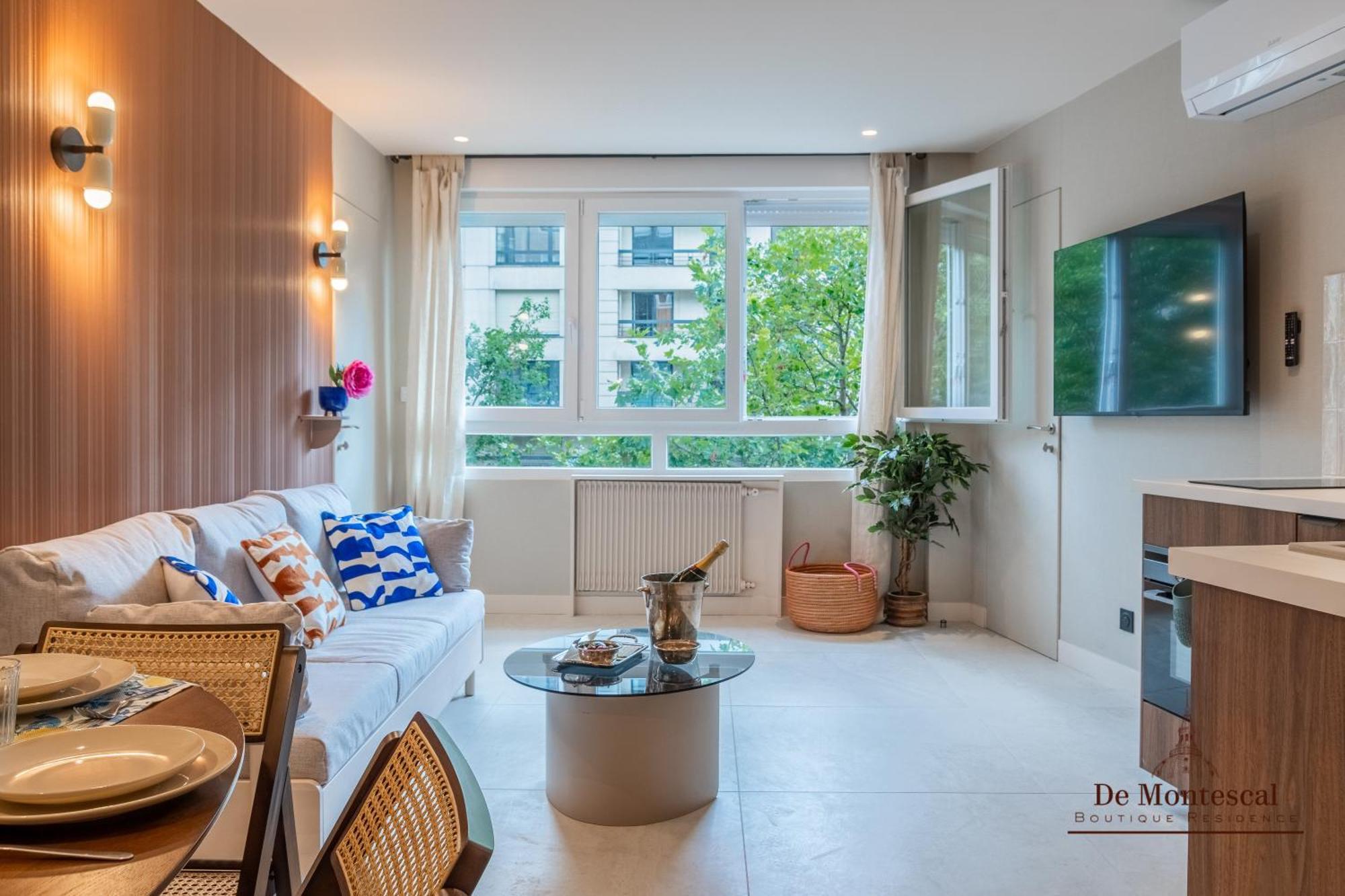 Apartment mit 1 Schlafzimmer und Whirlpool